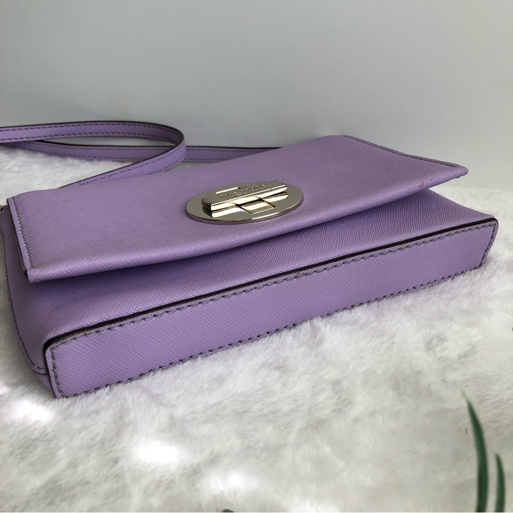 Kate spade Turn Lock Crossbody, Lavender - Picture 4 of 12